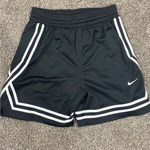 Nike Black Shorts with White Trim - Kids